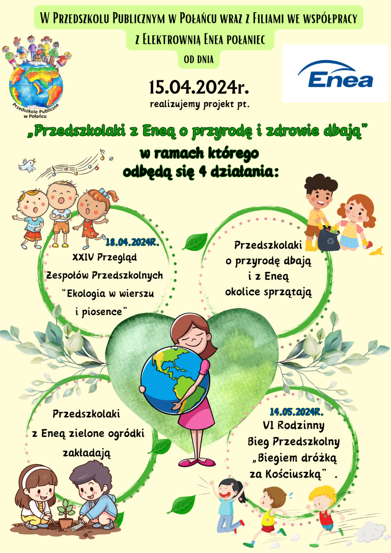 Earth Day Poster for Kids Environment 4 Średni