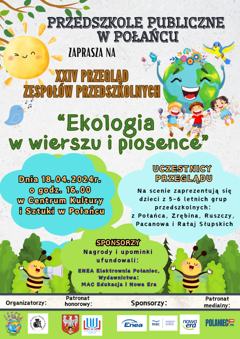 Ekologia plakat Mały